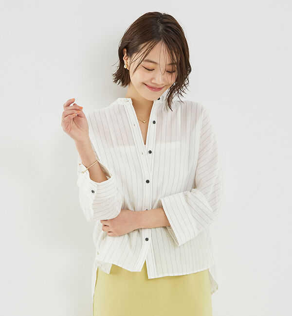 abahouse mavie「シアードルマンシャツ」|シャツ・ブラウス|