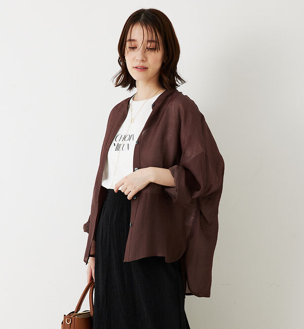 abahouse mavie「シアードルマンシャツ」|シャツ・ブラウス|