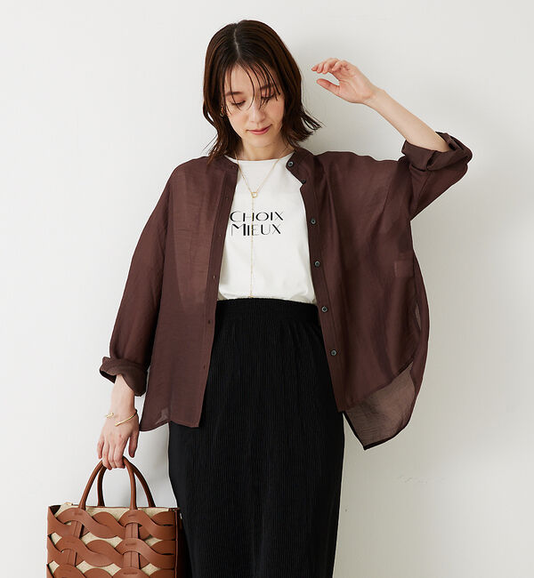 abahouse mavie「シアードルマンシャツ」|シャツ・ブラウス|