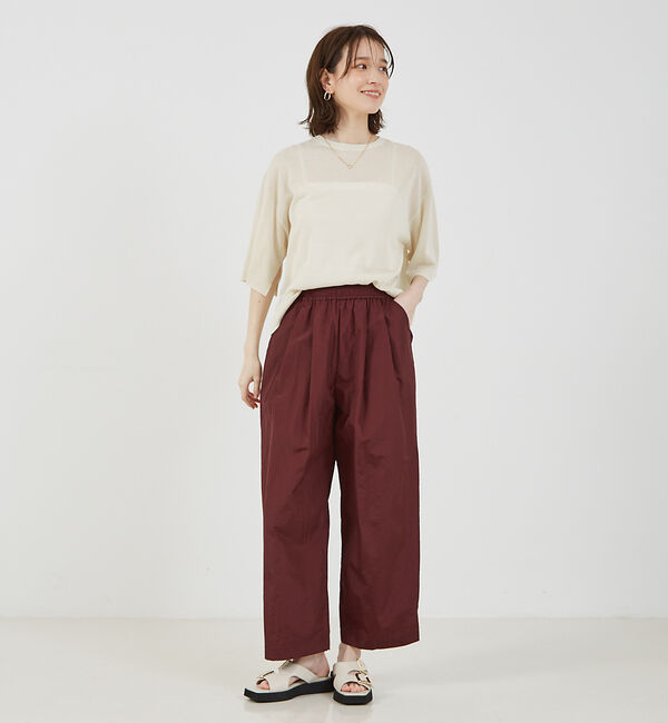 abahouse mavie「シアーニットプルオーバー」|ニット・セーター|