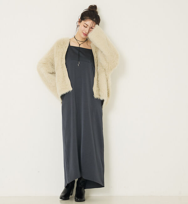 abahouse mavie「ダブルストラップキャミワンピース」|ワンピース|