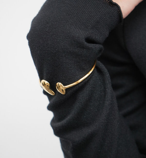 abahouse mavie「【NOVA】サージカルステンレスカーブバングル」|ブレスレット・バングル|