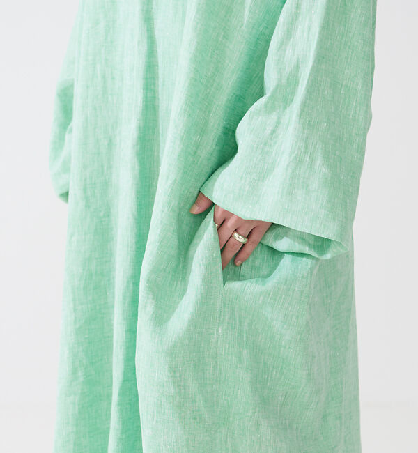 The Store by C' 「【LIWAN JELLABA】リネン シャツドレス」|ワンピース|