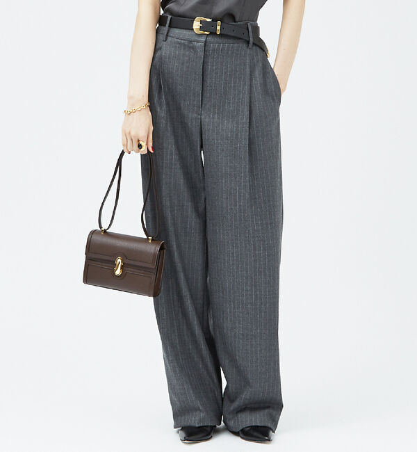 The Store by C' 「【COCUCA】ピンストライプタックパンツ」|スラックス|