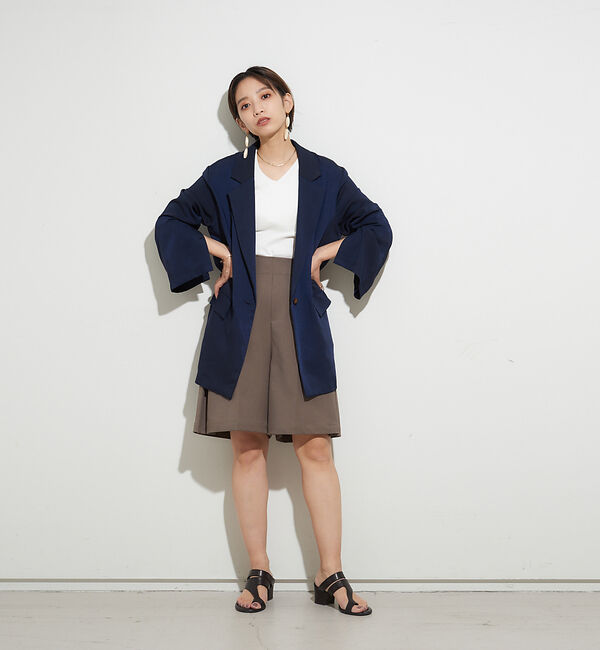 NOMINE「スリットスリーブルーズジャケット」|テーラードジャケット|