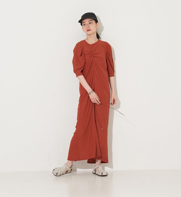 NOMINE「【前後着用可】2WAYドロストカットワンピース」|ワンピース|