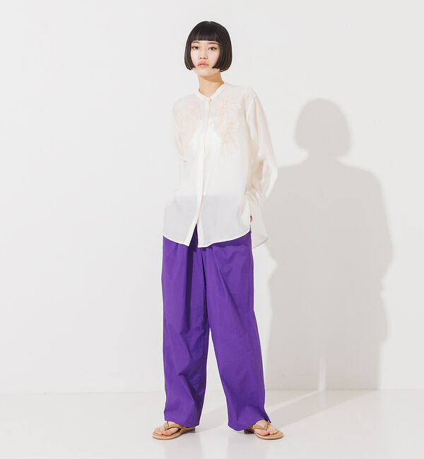 NOMINE「【WEB限定商品】シフォン刺繍ブラウス」|シャツ・ブラウス|