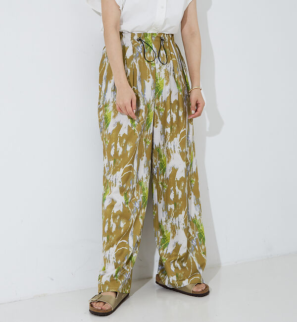 NOMINE「【セットアップ着用可】ペインティングドロストタックパンツ」|その他|