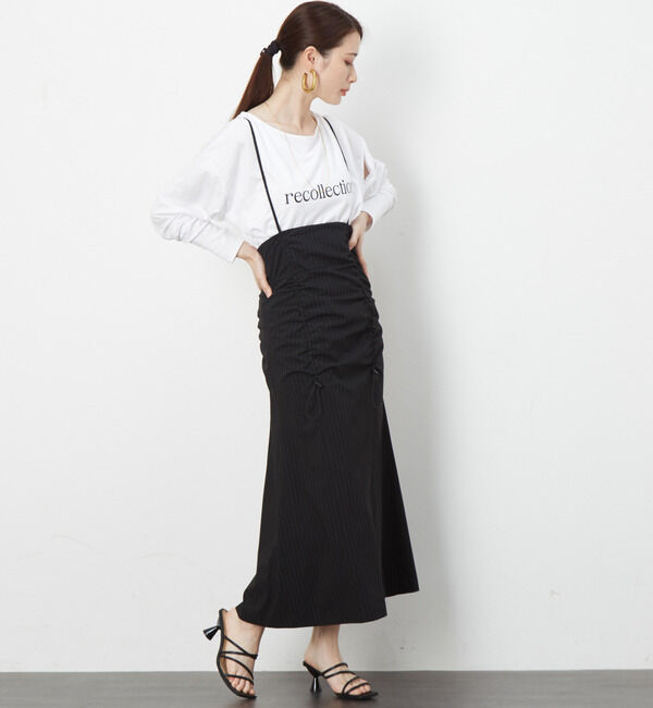 Soffitto「ドローストリングキャミワンピース」|ワンピース|