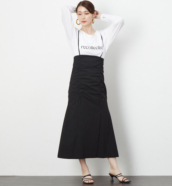 Soffitto「ドローストリングキャミワンピース」|ワンピース|