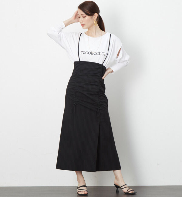 Soffitto「ドローストリングキャミワンピース」|ワンピース|