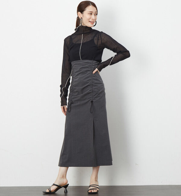 Soffitto「ドローストリングキャミワンピース」|ワンピース|