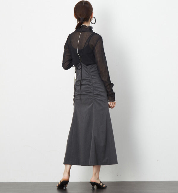 Soffitto「ドローストリングキャミワンピース」|ワンピース|