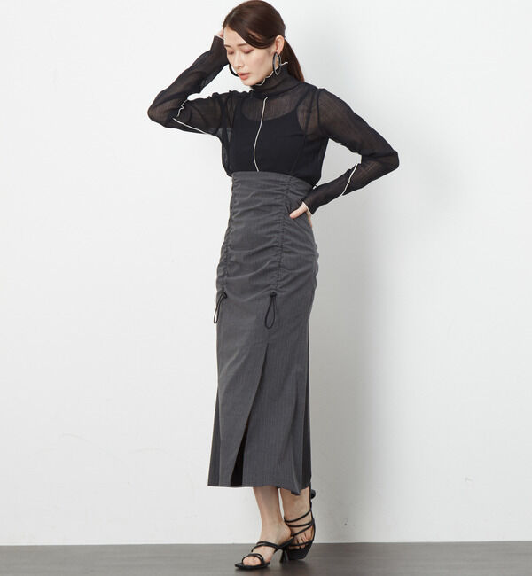 Soffitto「ドローストリングキャミワンピース」|ワンピース|