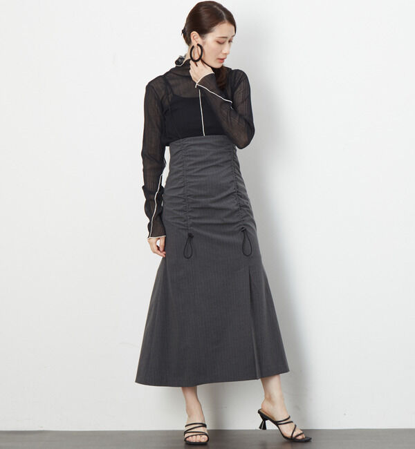 Soffitto「ドローストリングキャミワンピース」|ワンピース|