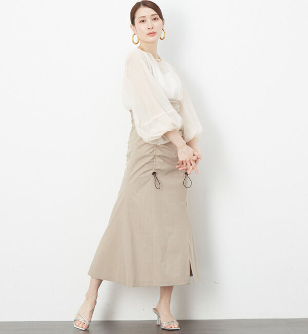 Soffitto「ドローストリングキャミワンピース」|ワンピース|