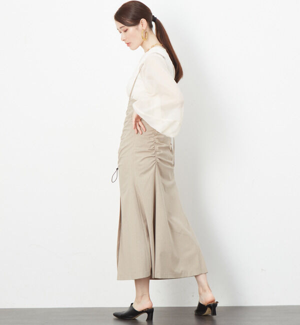 Soffitto「ドローストリングキャミワンピース」|ワンピース|