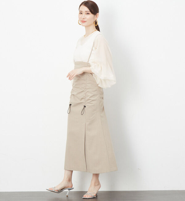 Soffitto「ドローストリングキャミワンピース」|ワンピース|