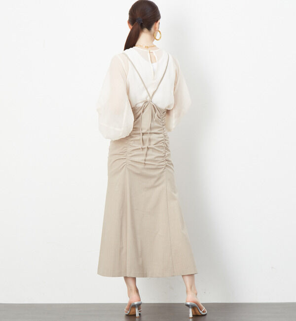 Soffitto「ドローストリングキャミワンピース」|ワンピース|