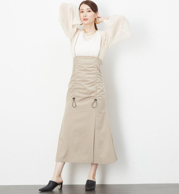 Soffitto「ドローストリングキャミワンピース」|ワンピース|