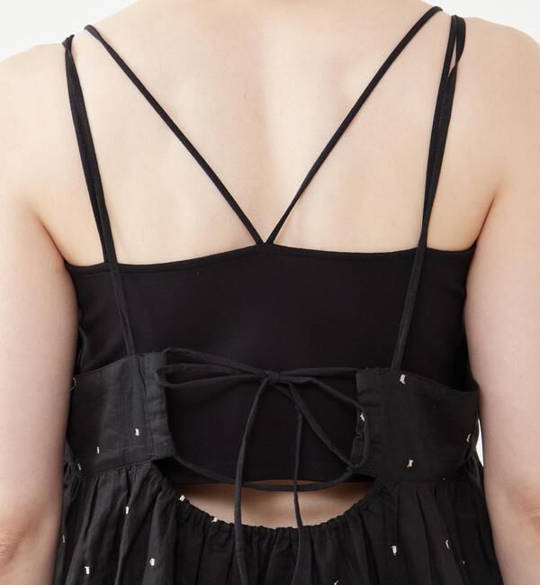 SOFFITTO「ドット刺繍キャミワンピース」|ワンピース|