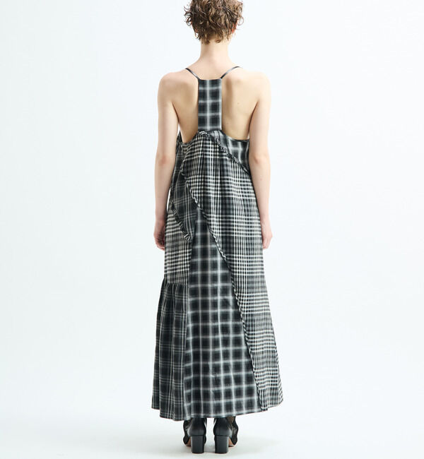 SOFFITTO「【AULA AILA/アウラ アイラ】CHECKERED JUMPER SKIRT」|ワンピース|