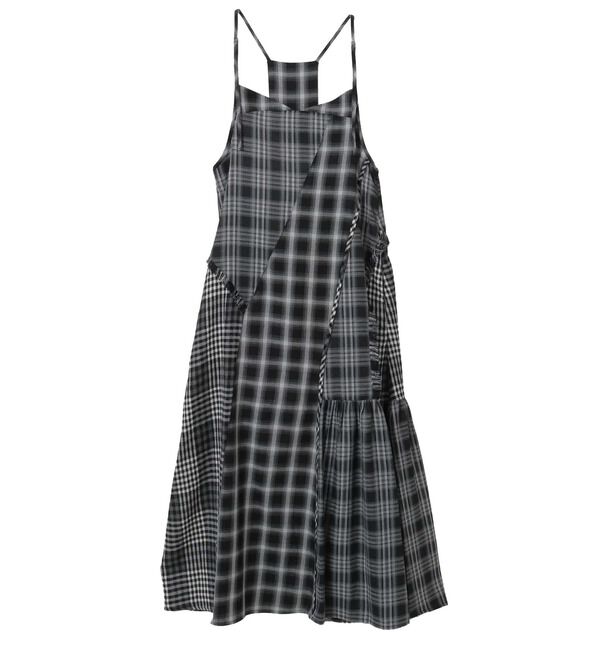 SOFFITTO「【AULA AILA/アウラ アイラ】CHECKERED JUMPER SKIRT」|ワンピース|