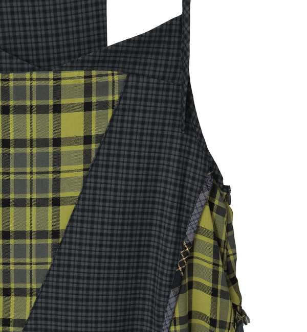 SOFFITTO「【AULA AILA/アウラ アイラ】CHECKERED JUMPER SKIRT」|ワンピース|