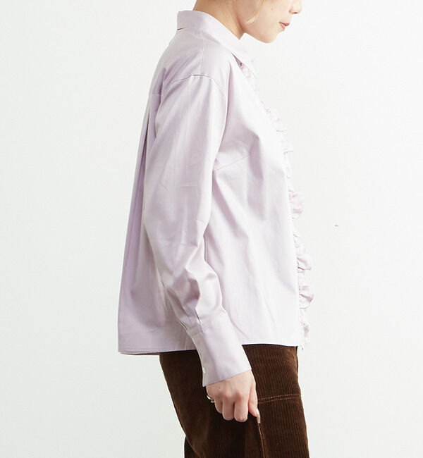 SOFFITTO「前立てフリル袖ボリュームブラウス」|シャツ・ブラウス|