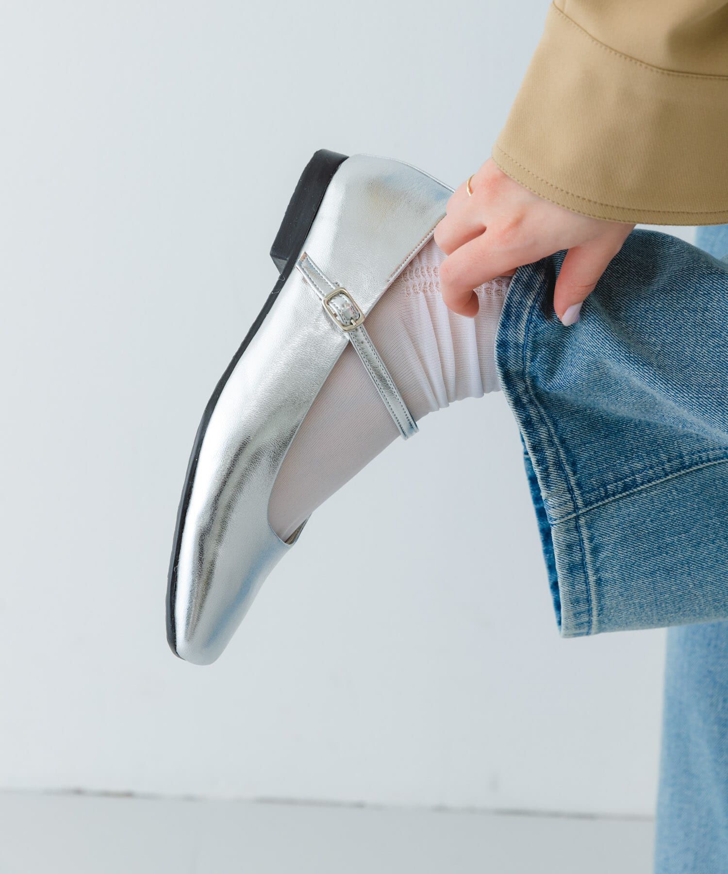 RODE SKO「PIEDI NUDI　SHEER TACK SHRINK SOCKS」|ソックス|