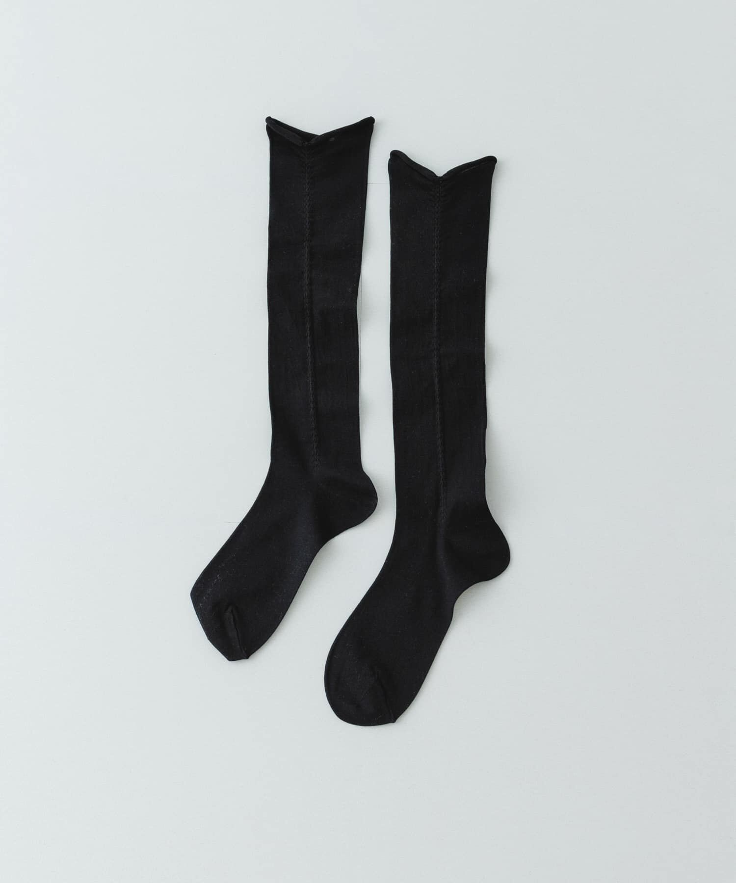 RODE SKO「PIEDI NUDI　SHEER TACK SHRINK SOCKS」|ソックス|ブラック