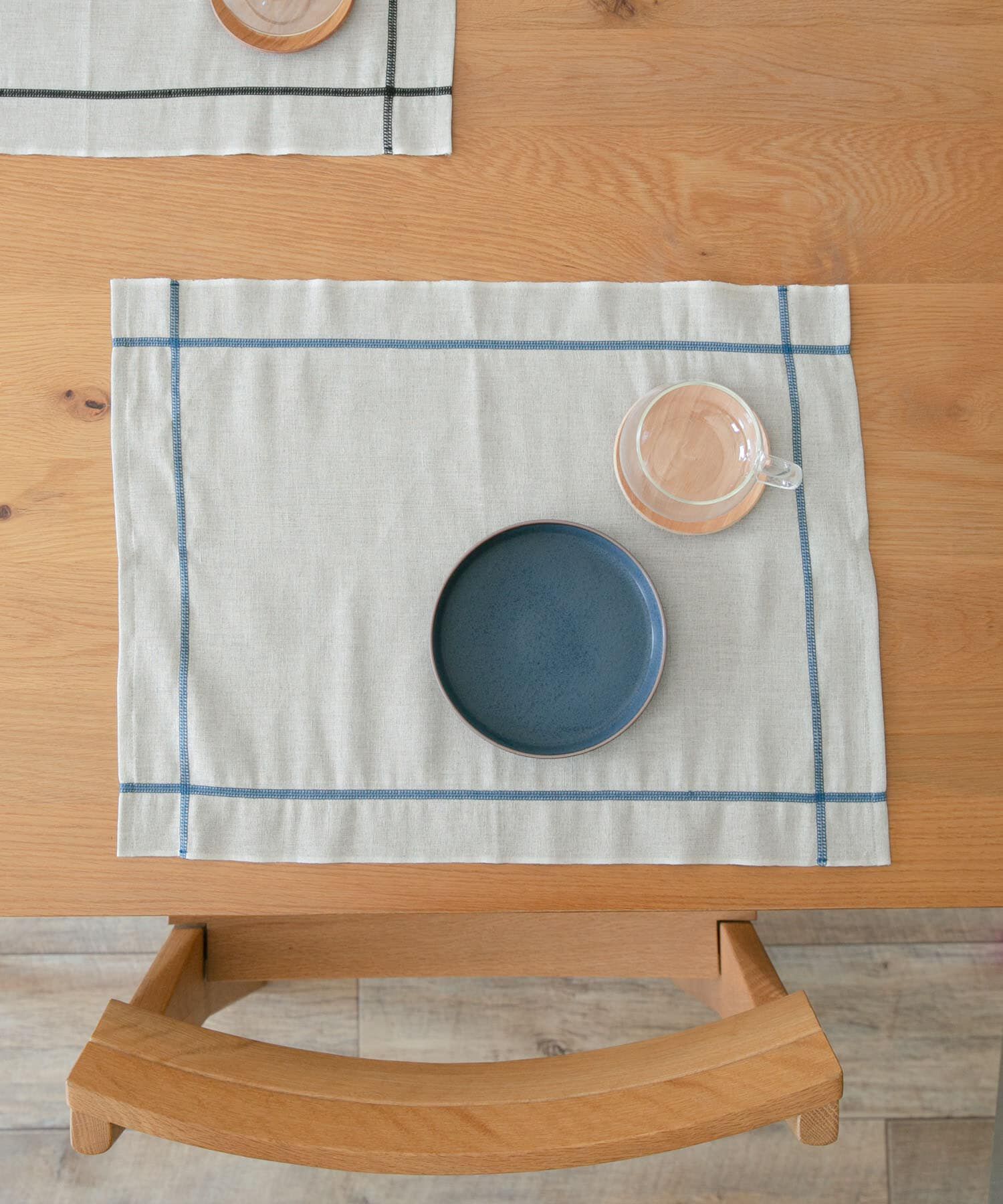 URBAN RESEARCH DOORS「DOORS LIVING PRODUCTS　コットンリネンランチマット　ライン」|食器・キッチングッズ|