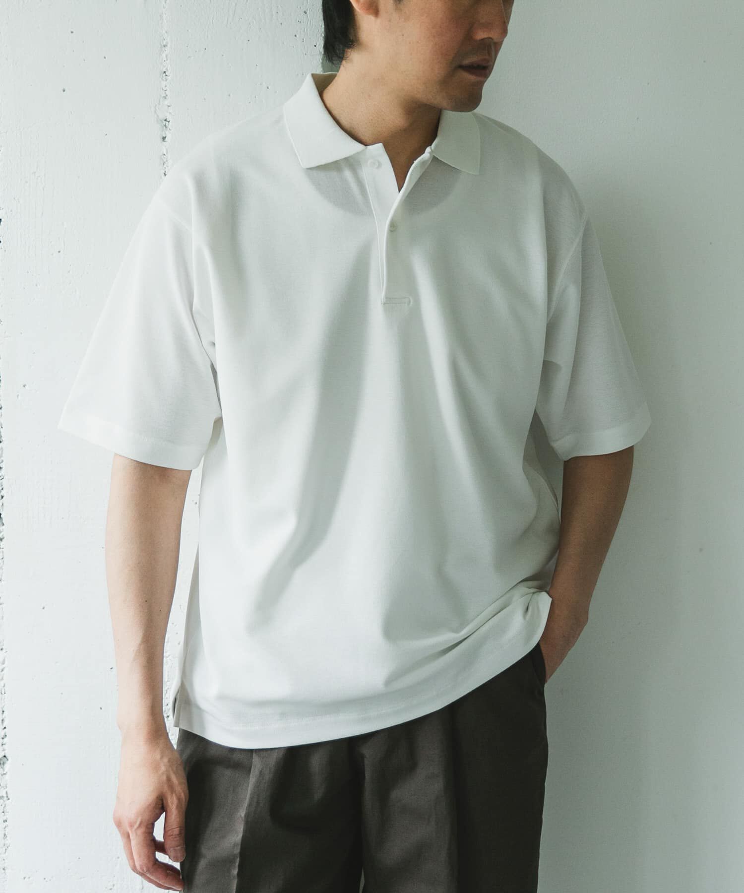 URBAN RESEARCH DOORS「『XLｻｲｽﾞ/WEB限定』『吸水速乾/接触冷感/ｲｰｼﾞｰｹｱ』ｸｲｯｸﾄ  」|ポロシャツ|