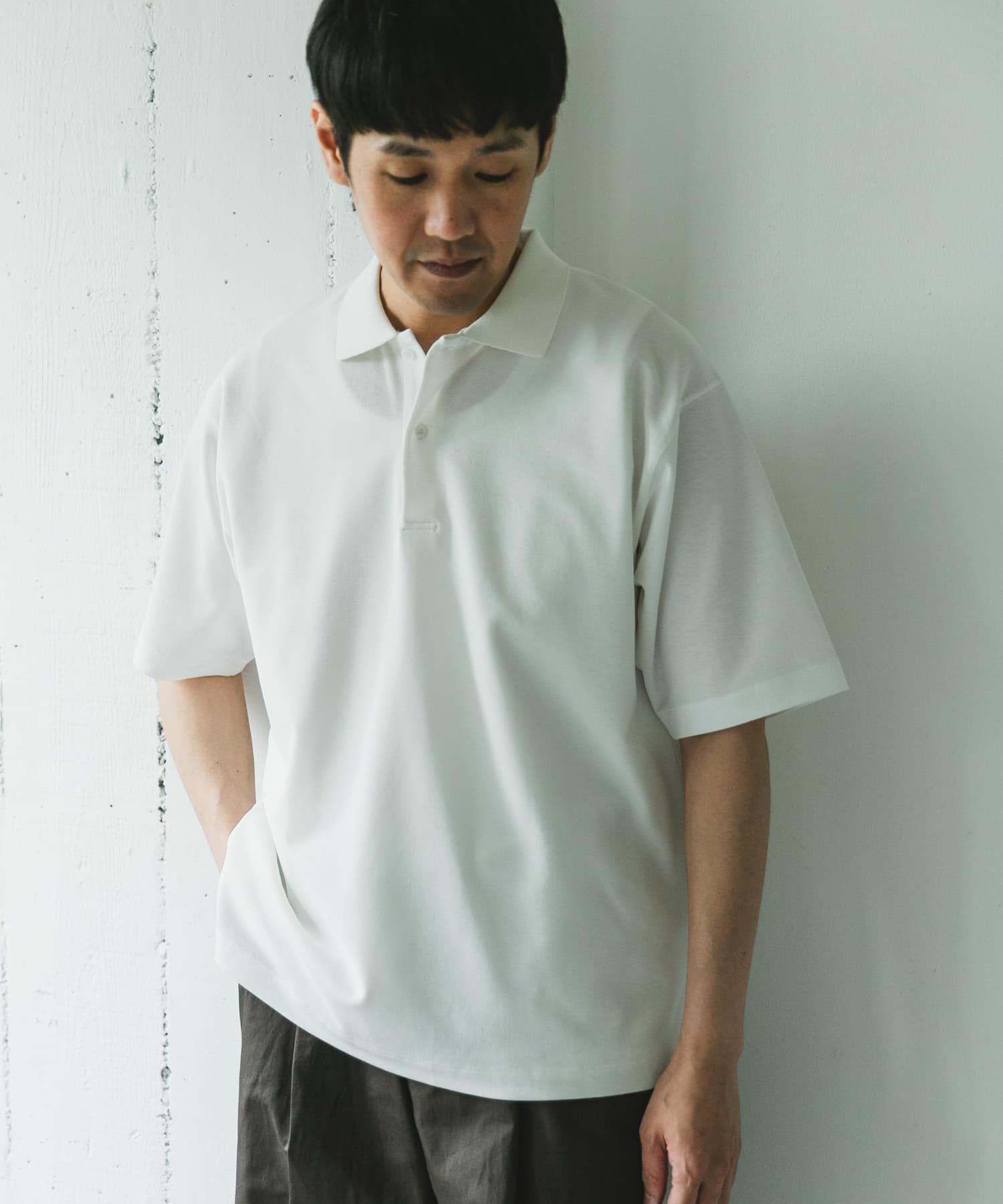 URBAN RESEARCH DOORS「『XLｻｲｽﾞ/WEB限定』『吸水速乾/接触冷感/ｲｰｼﾞｰｹｱ』ｸｲｯｸﾄ  」|ポロシャツ|