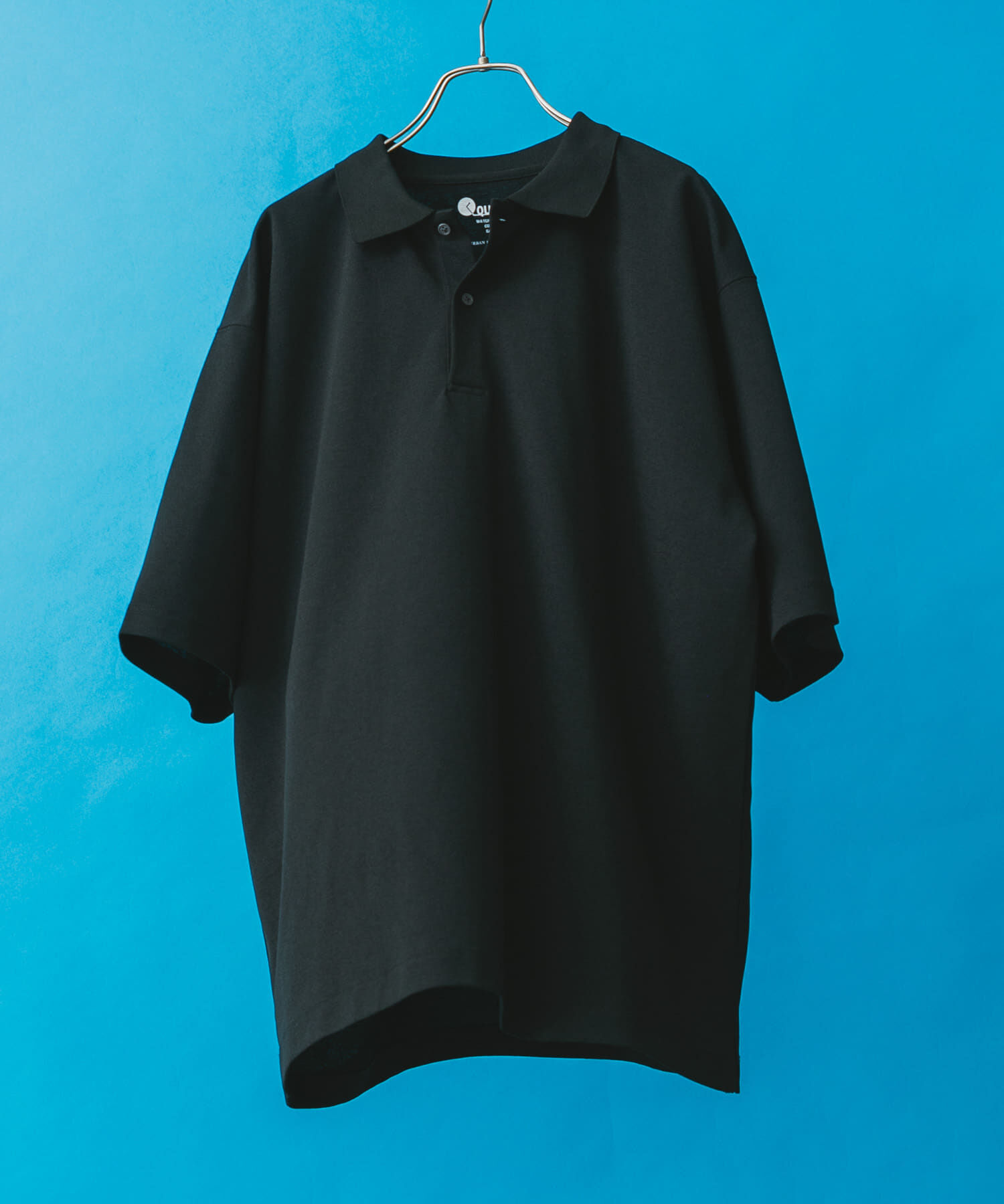 URBAN RESEARCH DOORS「『XLｻｲｽﾞ/WEB限定』『吸水速乾/接触冷感/ｲｰｼﾞｰｹｱ』ｸｲｯｸﾄ  」|ポロシャツ|ブラック