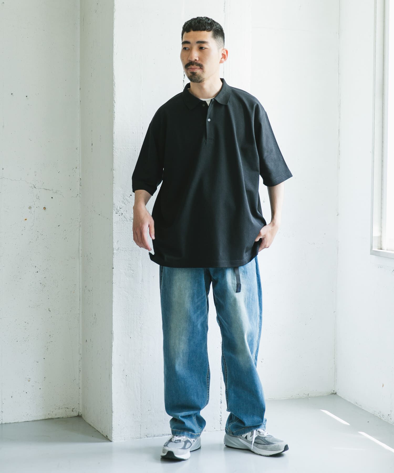 URBAN RESEARCH DOORS「『XLｻｲｽﾞ/WEB限定』『吸水速乾/接触冷感/ｲｰｼﾞｰｹｱ』ｸｲｯｸﾄ  」|ポロシャツ|