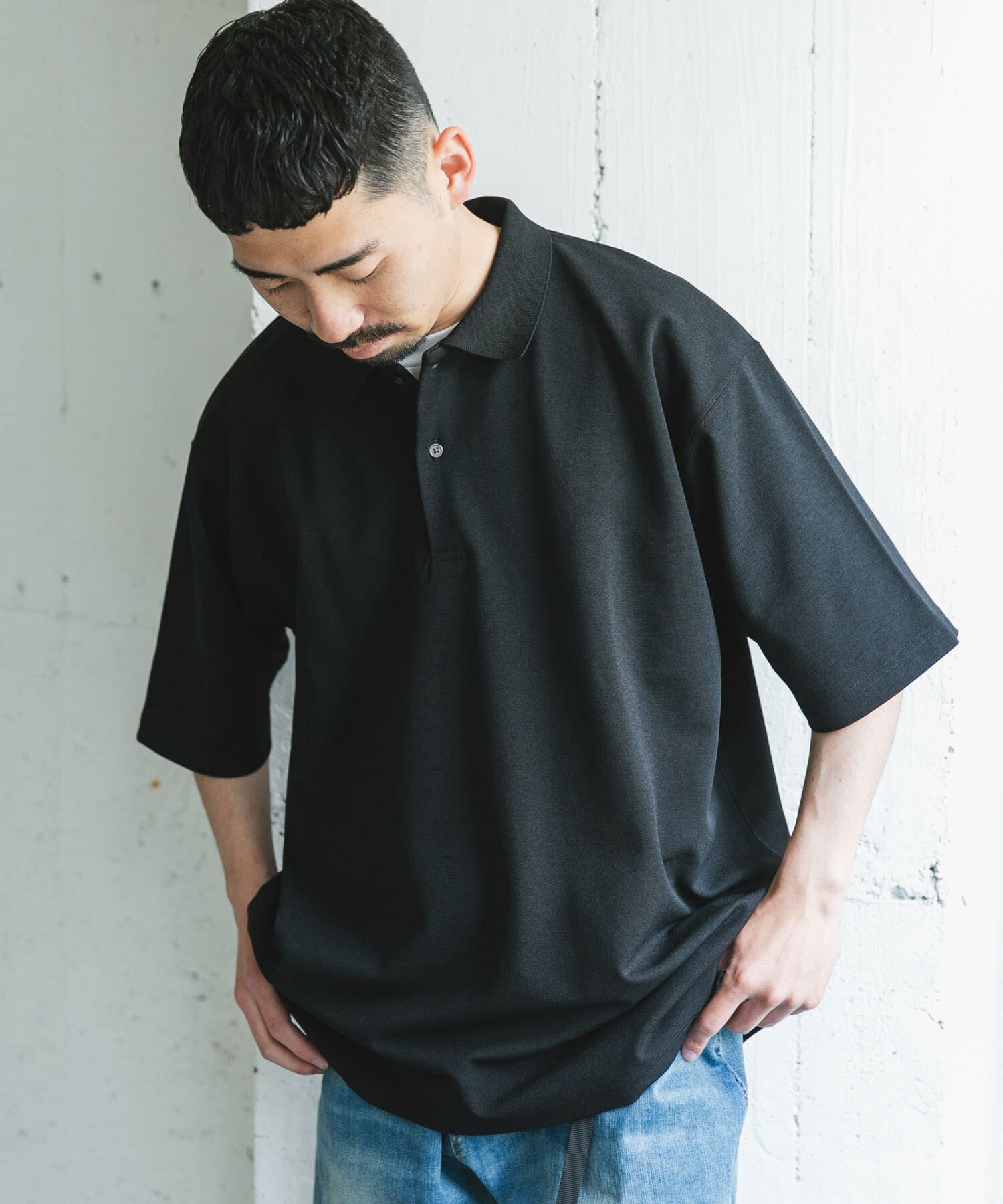 URBAN RESEARCH DOORS「『XLｻｲｽﾞ/WEB限定』『吸水速乾/接触冷感/ｲｰｼﾞｰｹｱ』ｸｲｯｸﾄ  」|ポロシャツ|