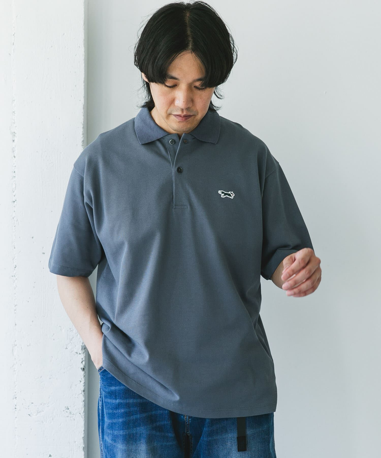 URBAN RESEARCH DOORS「『XLサイズ/WEB限定』『別注』PENNEYS&times;DOORS　THE FOX 鹿の子 ポロシャツ」|ポロシャツ|