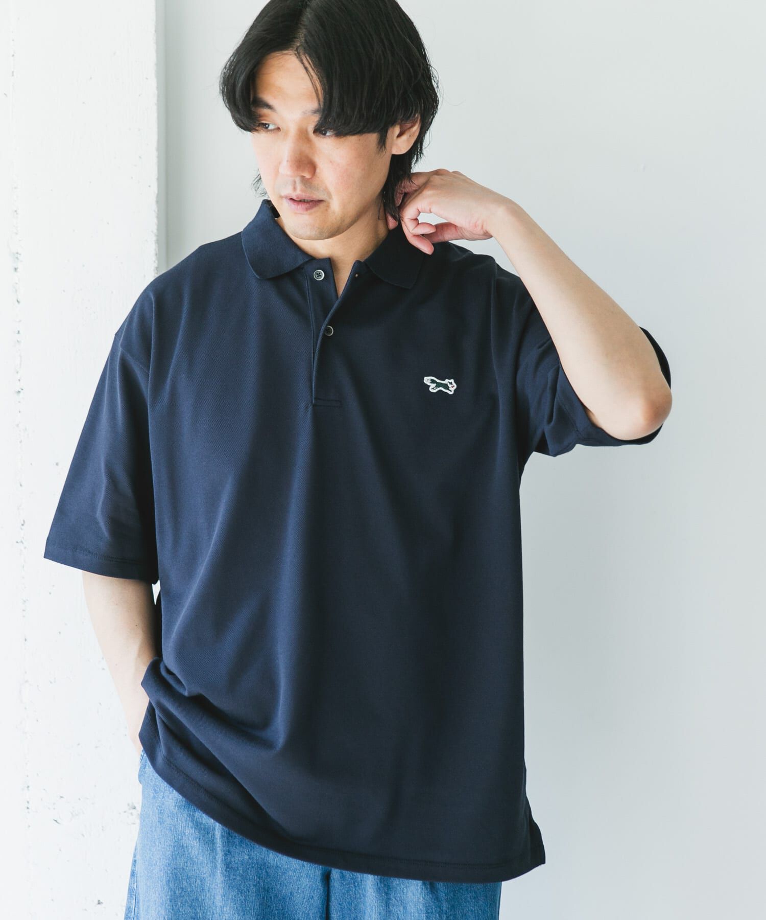 URBAN RESEARCH DOORS「『XLサイズ/WEB限定』『別注』PENNEYS&times;DOORS　THE FOX 鹿の子 ポロシャツ」|ポロシャツ|