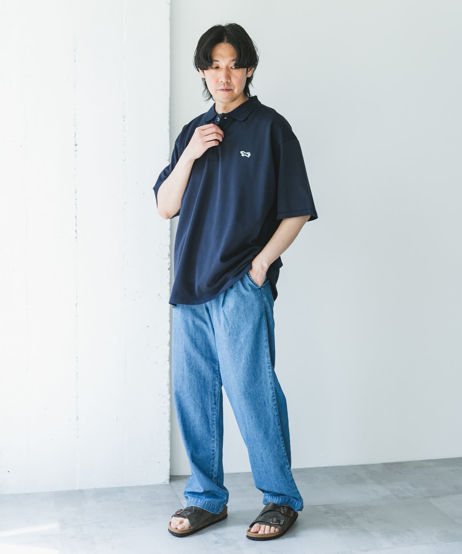 URBAN RESEARCH DOORS「『XLサイズ/WEB限定』『別注』PENNEYS&times;DOORS　THE FOX 鹿の子 ポロシャツ」|ポロシャツ|