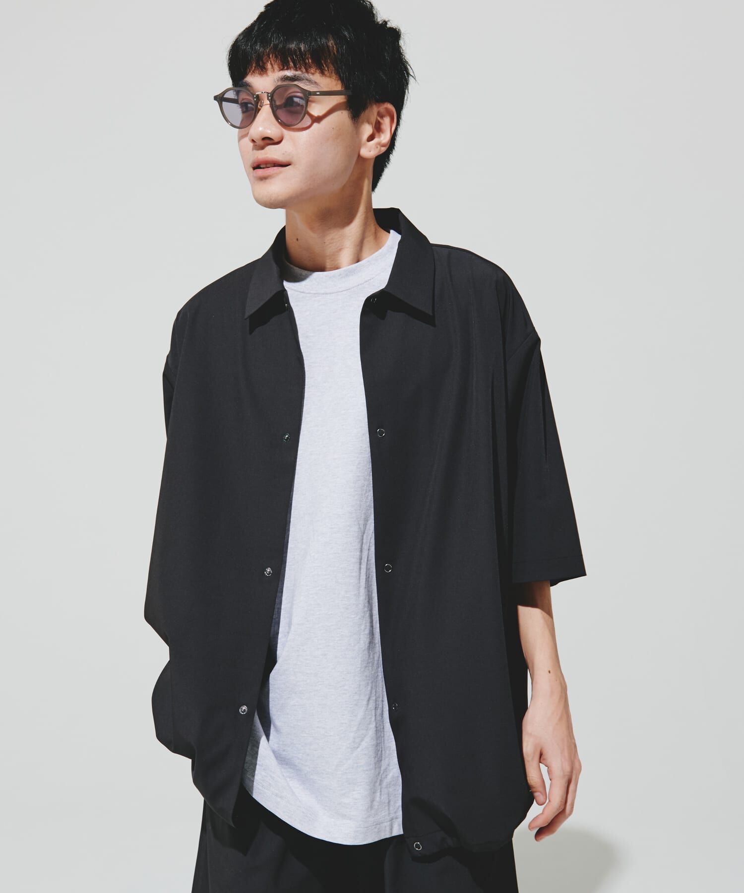 URBAN RESEARCH DOORS「『仁村紗和さん着用』『UR TECH』サマシェア シャツカーディガン」|シャツ・ブラウス|