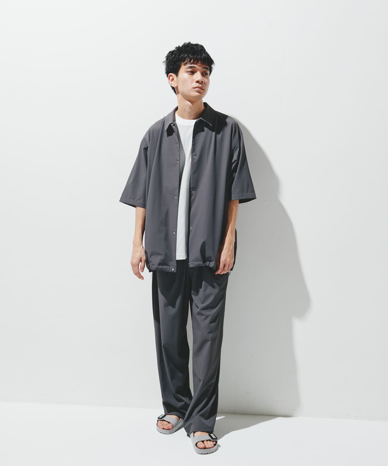 URBAN RESEARCH DOORS「『仁村紗和さん着用』『UR TECH』サマシェア シャツカーディガン」|シャツ・ブラウス|