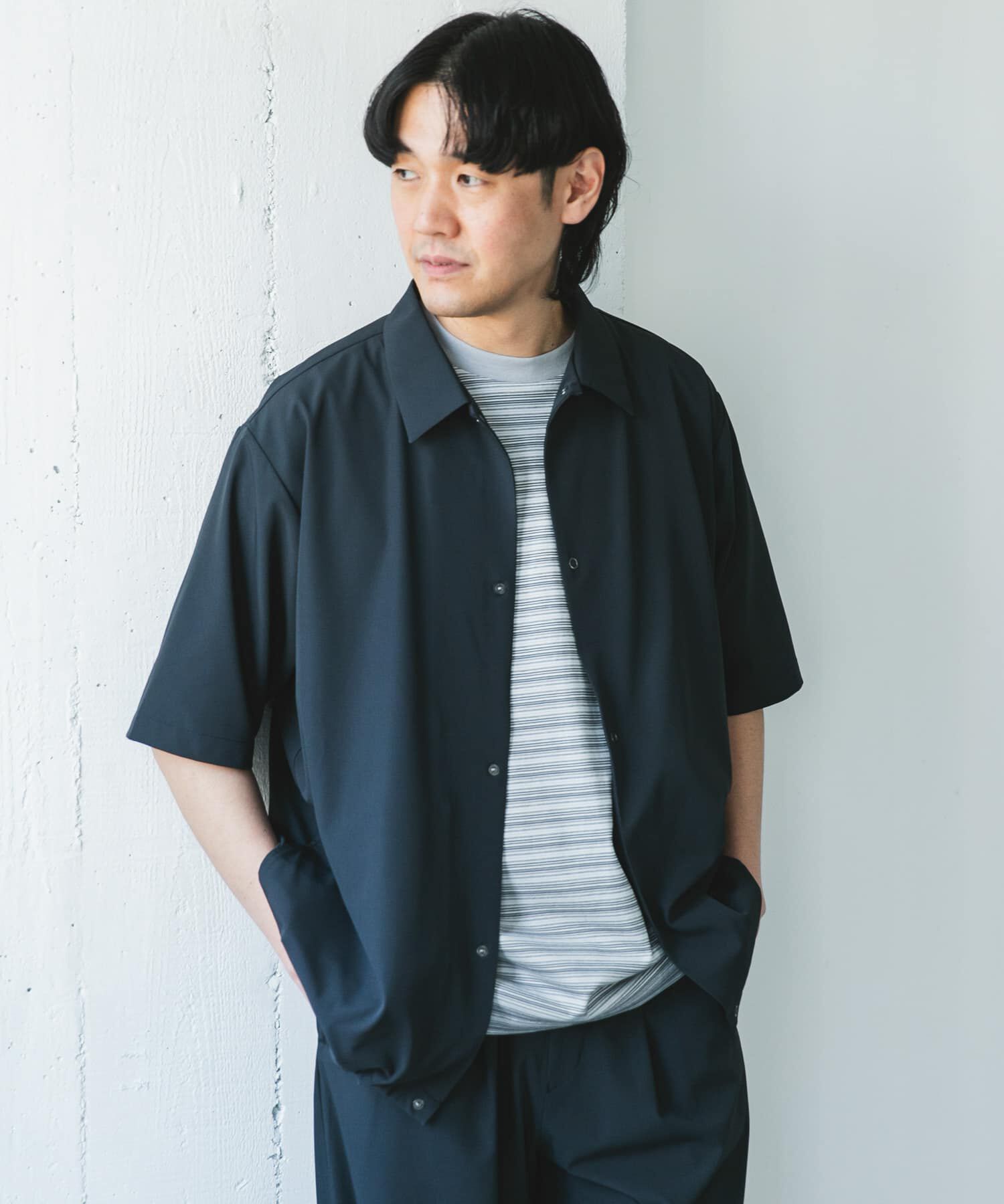 URBAN RESEARCH DOORS「『仁村紗和さん着用』『UR TECH』サマシェア シャツカーディガン」|シャツ・ブラウス|