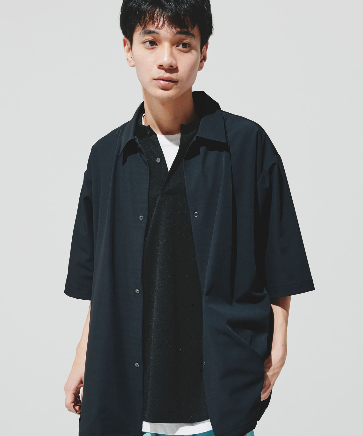 URBAN RESEARCH DOORS「『仁村紗和さん着用』『UR TECH』サマシェア シャツカーディガン」|シャツ・ブラウス|