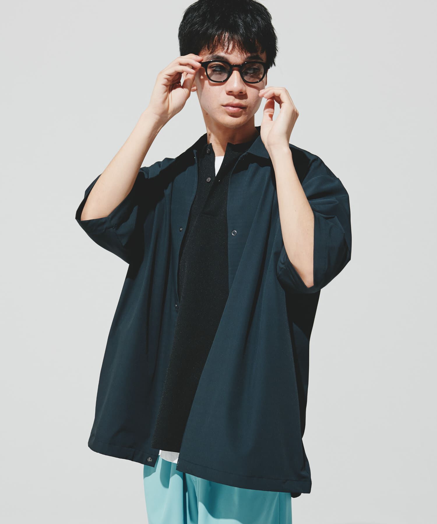 URBAN RESEARCH DOORS「『仁村紗和さん着用』『UR TECH』サマシェア シャツカーディガン」|シャツ・ブラウス|