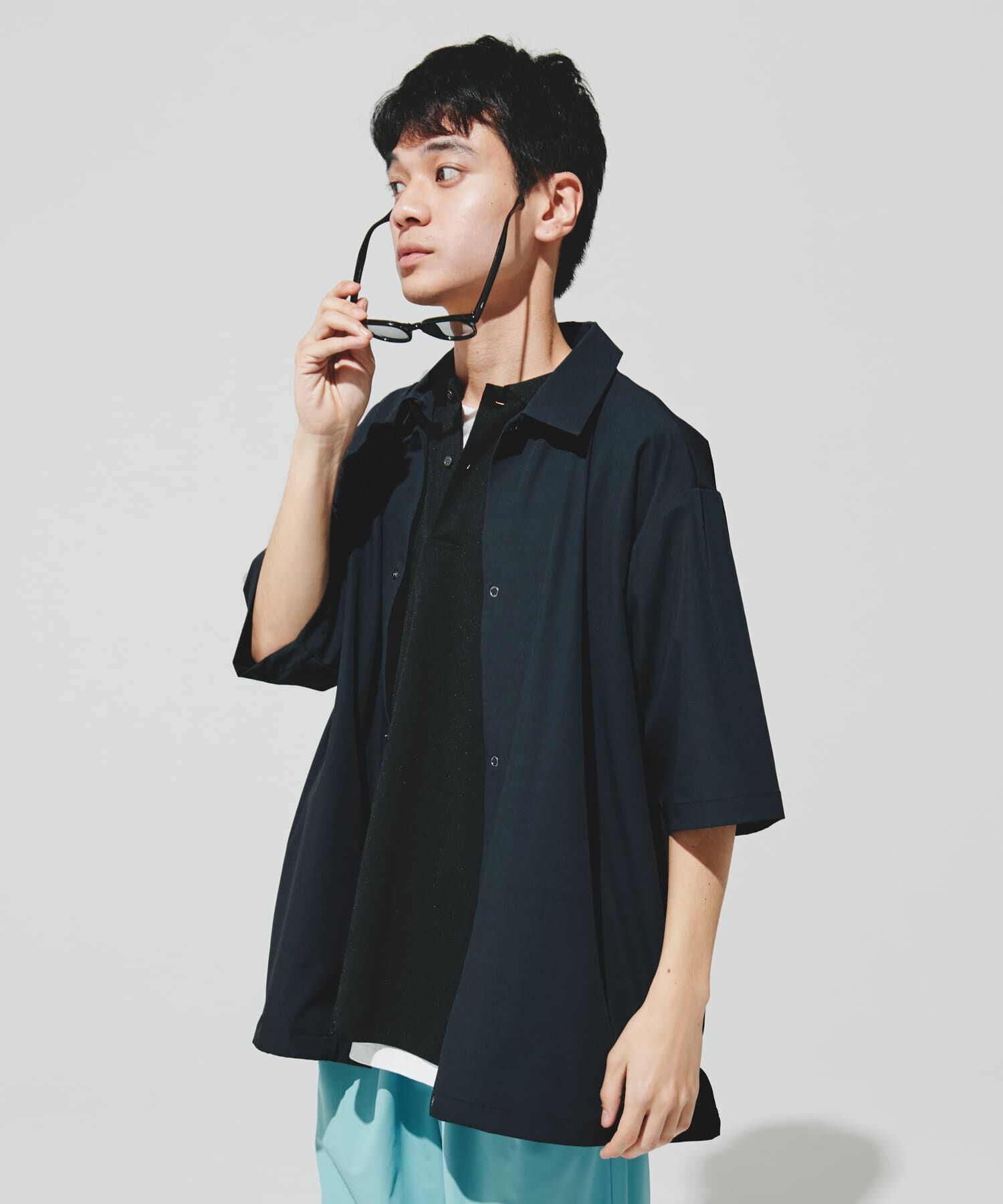 URBAN RESEARCH DOORS「『仁村紗和さん着用』『UR TECH』サマシェア シャツカーディガン」|シャツ・ブラウス|