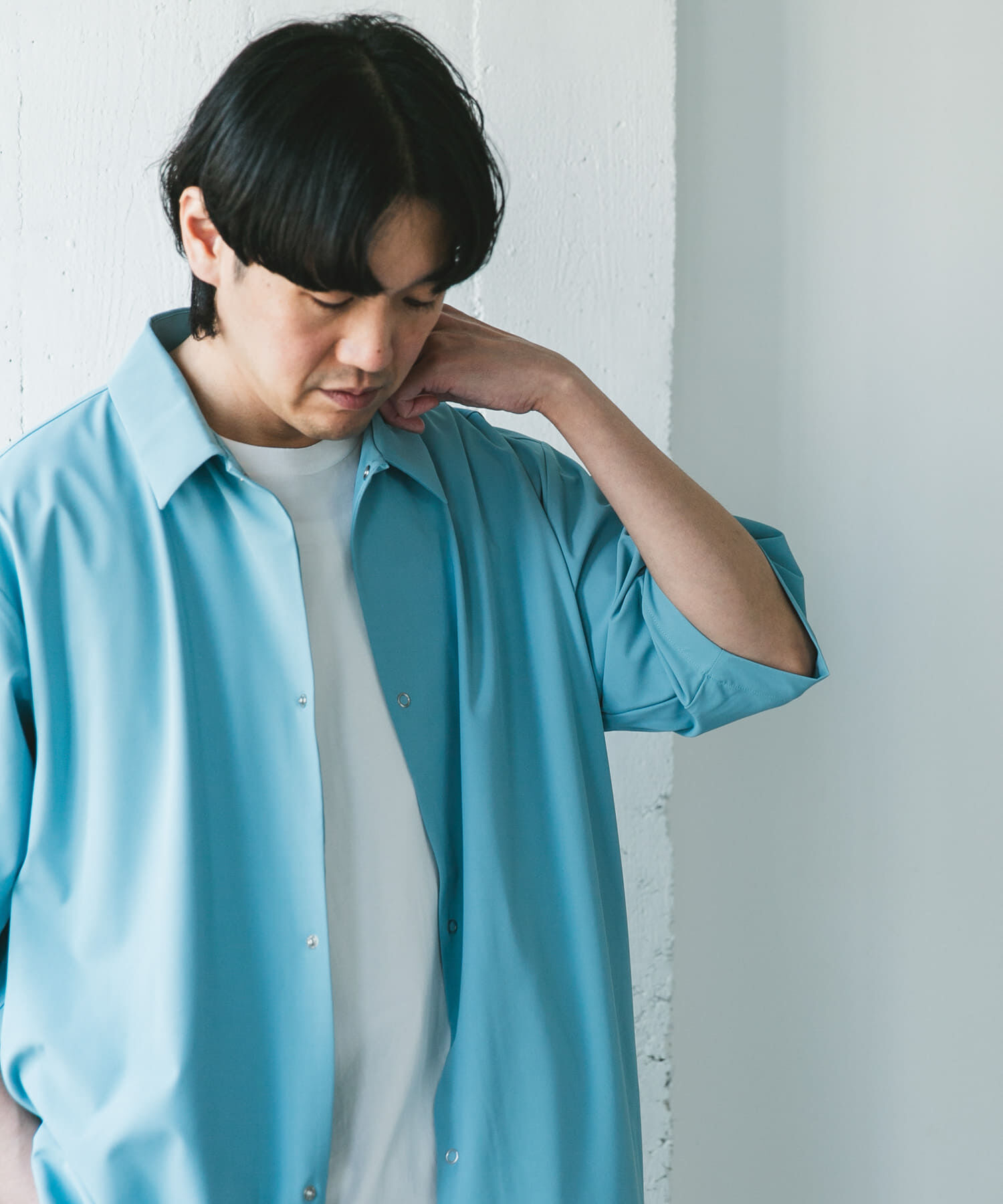 URBAN RESEARCH DOORS「『仁村紗和さん着用』『UR TECH』サマシェア シャツカーディガン」|シャツ・ブラウス|