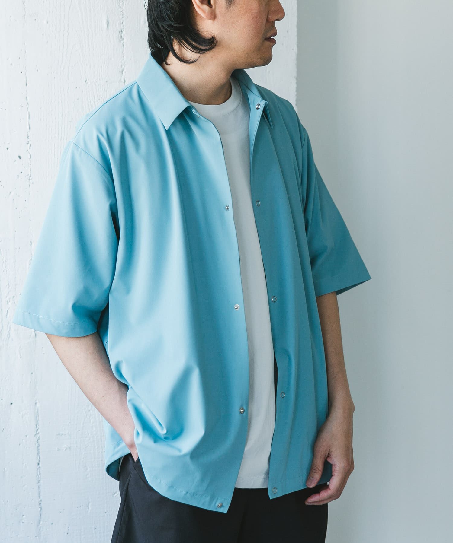 URBAN RESEARCH DOORS「『仁村紗和さん着用』『UR TECH』サマシェア シャツカーディガン」|シャツ・ブラウス|