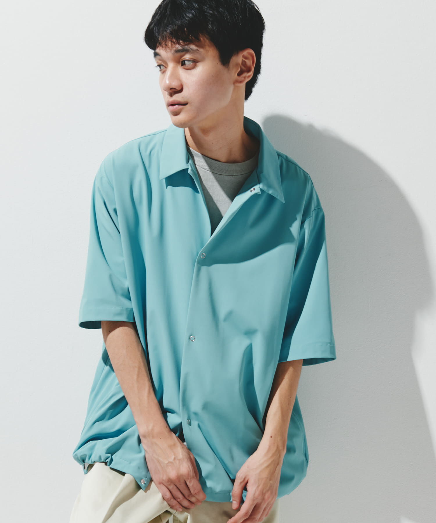 URBAN RESEARCH DOORS「『仁村紗和さん着用』『UR TECH』サマシェア シャツカーディガン」|シャツ・ブラウス|