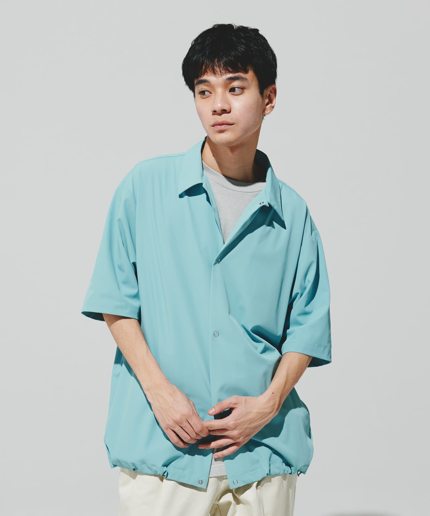 URBAN RESEARCH DOORS「『仁村紗和さん着用』『UR TECH』サマシェア シャツカーディガン」|シャツ・ブラウス|